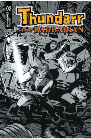 Thundarr the Barbarian 2F published by Dynamite with cover art by Michael Cho