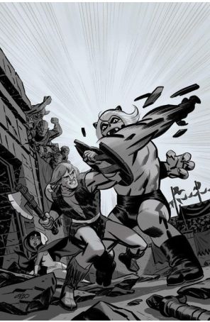 Thundarr the Barbarian 3H published by Dynamite with cover art by Michael Cho