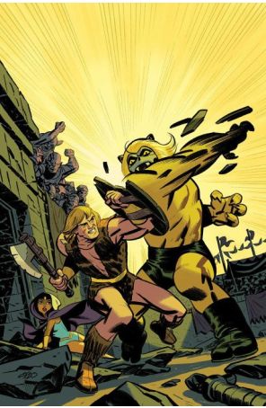Thundarr the Barbarian 3K published by Dynamite with cover art by Michael Cho