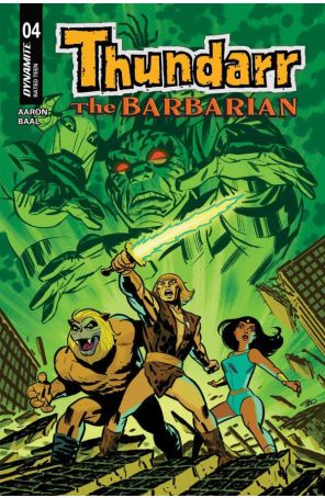 Thundarr the Barbarian 4A published by Dynamite with cover art by Michael Cho