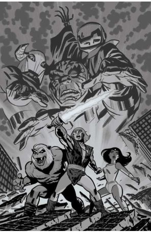Thundarr the Barbarian 4H published by Dynamite with cover art by Michael Cho