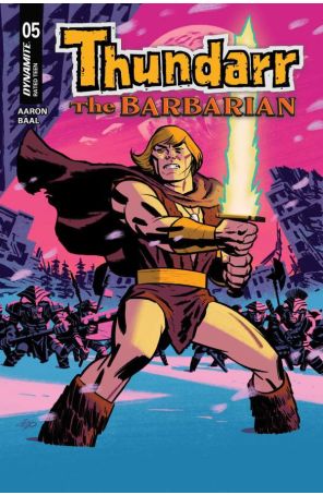 Thundarr the Barbarian 5A published by Dynamite with cover art by Michael Cho
