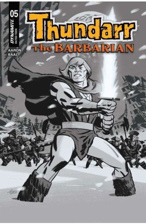 Thundarr the Barbarian 5F published by Dynamite with cover art by Michael Cho