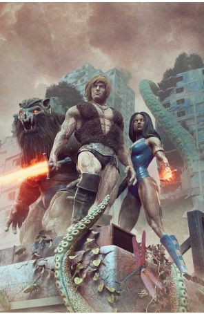 Thundarr the Barbarian 5H published by Dynamite with cover art by Björn Barends