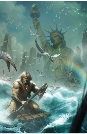 Thundarr the Barbarian 5I published by Dynamite with cover art by Francesco Mattina
