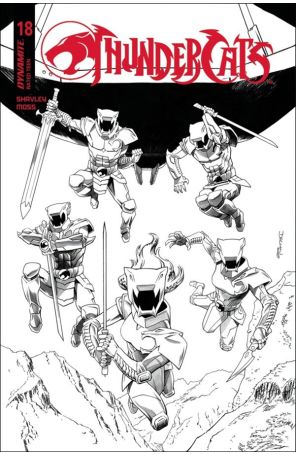 ThunderCats (Dynamite) 18N published by Dynamite with cover art by Declan Shalvey