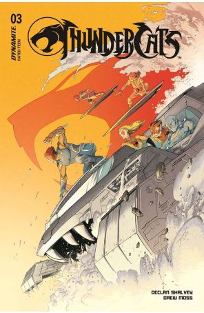 ThunderCats (Dynamite) 3C published by Dynamite with cover art by Declan Shalvey