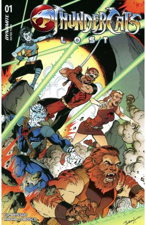 ThunderCats Lost 1K published by Dynamite with cover art by Mark Bagley