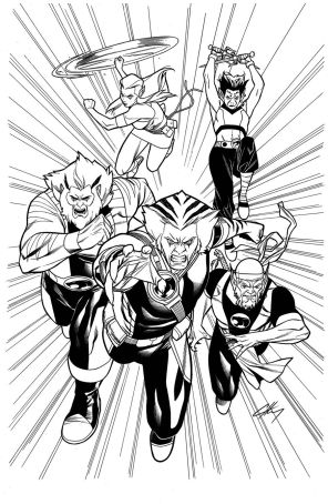 ThunderCats Lost 1N published by Dynamite with cover art by Clayton Henry