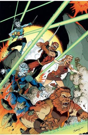 ThunderCats Lost 1P published by Dynamite with cover art by Mark Bagley
