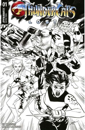 ThunderCats Lost 1U published by Dynamite with cover art by Rapha Lobosco