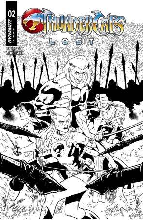 ThunderCats Lost 2S published by Dynamite with cover art by Rapha Lobosco