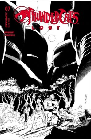 ThunderCats Lost 7H published by Dynamite with cover art by Declan Shalvey