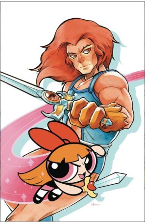 ThunderCats/Powerpuff Girls 1J published by Dynamite with cover art by Saowee