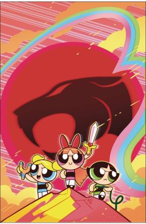 ThunderCats/Powerpuff Girls 1L published by Dynamite with cover art by Paulina Ganucheau