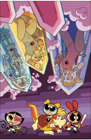 ThunderCats/Powerpuff Girls 3I published by Dynamite with cover art by Coleman Engle