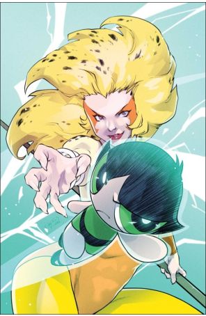 ThunderCats/Powerpuff Girls 4G published by Dynamite with cover art by Emilio Pilliu