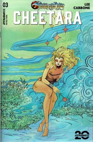 Thundercats Cheetara 3A published by Dynamite with cover art by Soo Lee