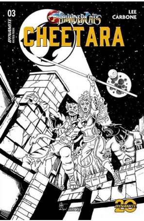 Thundercats Cheetara 3N published by Dynamite with cover art by Ken Haeser