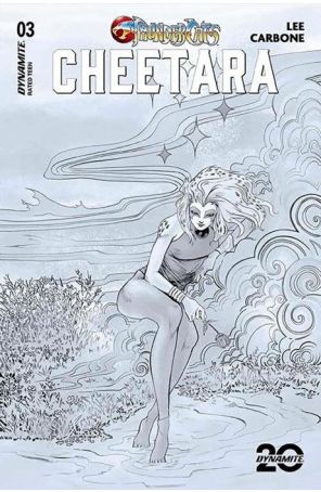 Thundercats Cheetara 3P published by Dynamite with cover art by Soo Lee
