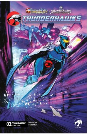 Thundercats X Silverhawks: Thunderhawks 3A published by Dynamite with cover art by Ivan Tao