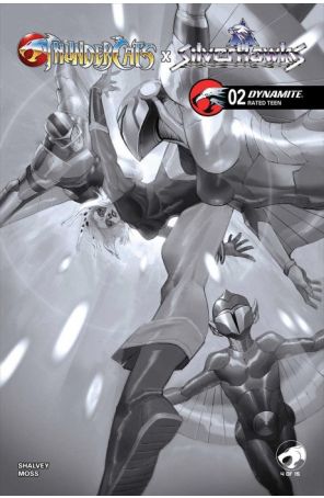 Thundercats X Silverhawks 2H published by Dynamite with cover art by Eric Canete