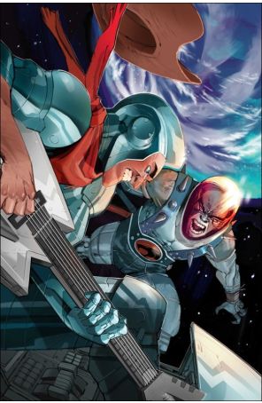 Thundercats X Silverhawks 3I published by Dynamite with cover art by Eric Canete