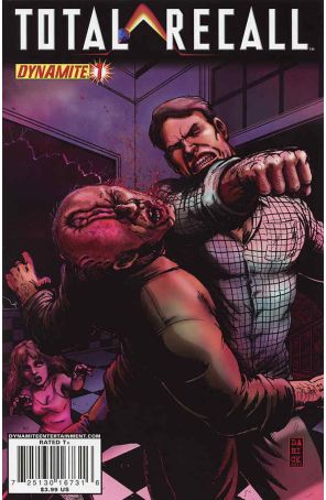 Total Recall (2nd Series) 1A published by Dynamite with cover art by Darick Robertson