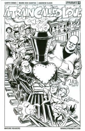 Train Called Love, A 1B published by Dynamite with cover art by Russell Braun