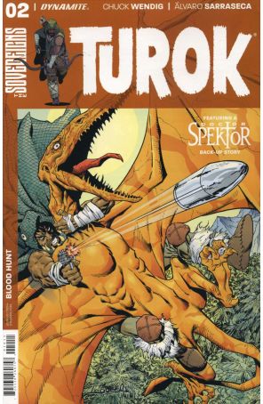 Turok (Dynamite) 2A published by Dynamite with cover art by Aaron Lopresti