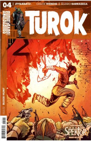 Turok (Dynamite) 4B published by Dynamite with cover art by Alvaro Sarreseca