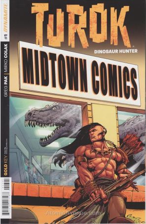 Turok: Dinosaur Hunter (Dynamite, Vol. 1) 1M (16th) published by Dynamite with cover art by Roberto Castro