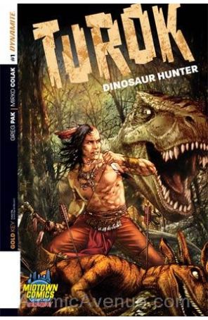 Turok: Dinosaur Hunter (Dynamite, Vol. 1) 1M (18th) published by Dynamite with cover art by Jay Anacleto