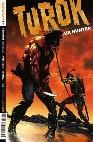Turok: Dinosaur Hunter (Dynamite, Vol. 1) 9 published by Dynamite with cover art by Bart Sears