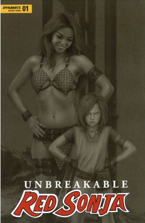 Unbreakable Red Sonja 1J published by Dynamite with cover art by Celina