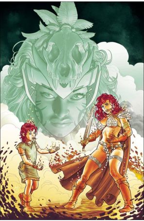 Unbreakable Red Sonja 5I published by Dynamite with cover art by Giuseppe Matteoni