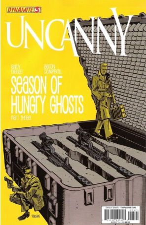 Uncanny 3A published by Dynamite with cover art by Dan Panosian