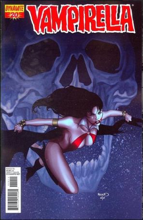 Vampirella (3rd Series) 20C published by Dynamite with cover art by Paul Renaud