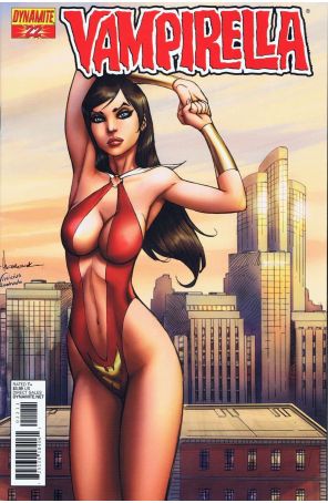 Vampirella (3rd Series) 22C published by Dynamite with cover art by Alé Garza