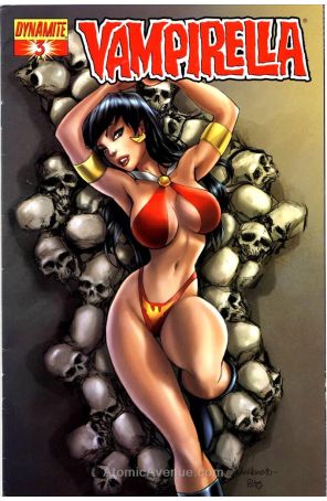 Vampirella (3rd Series) 3D published by Dynamite with cover art by Alé Garza