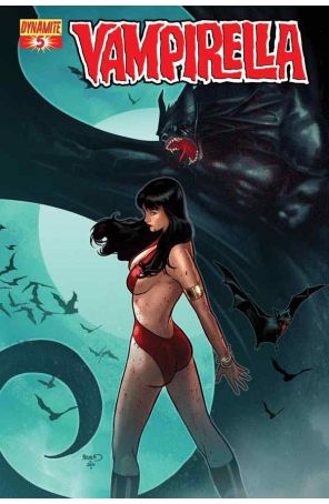 Vampirella (3rd Series) 5B published by Dynamite with cover art by Paul Renaud