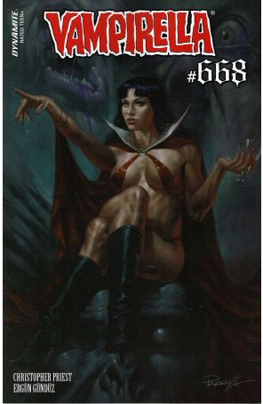 Vampirella (3rd Series) 668A published by Dynamite with cover art by Lucio Parrillo