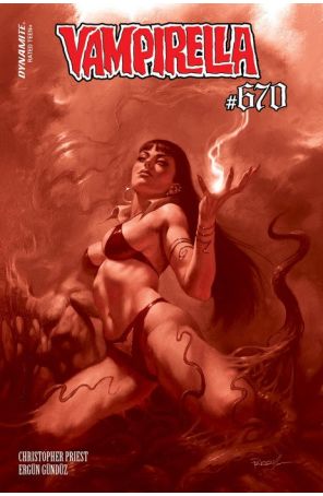 Vampirella (3rd Series) 670J published by Dynamite with cover art by Lucio Parrillo