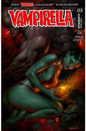 Vampirella (8th Series) 3A published by Dynamite with cover art by Lucio Parrillo