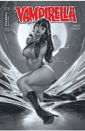 Vampirella (8th Series) 3Z published by Dynamite with cover art by Elias Chatzoudis