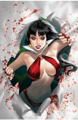 Vampirella (8th Series) 5K published by Dynamite with cover art by Elias Chatzoudis
