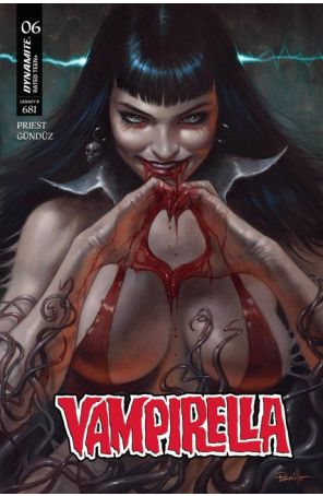 Vampirella (8th Series) 6A published by Dynamite with cover art by Lucio Parrillo
