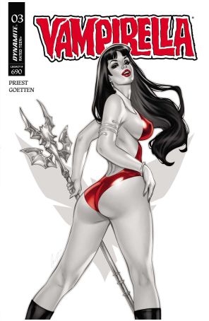 Vampirella (9th Series) 3Q published by Dynamite with cover art by Elias Chatzoudis