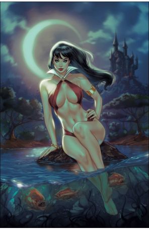Vampirella (9th Series) 5I published by Dynamite with cover art by Elias Chatzoudis