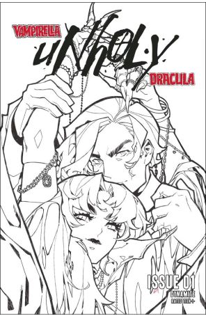 Vampirella Dracula Unholy 1K published by Dynamite with cover art by Rose Besch